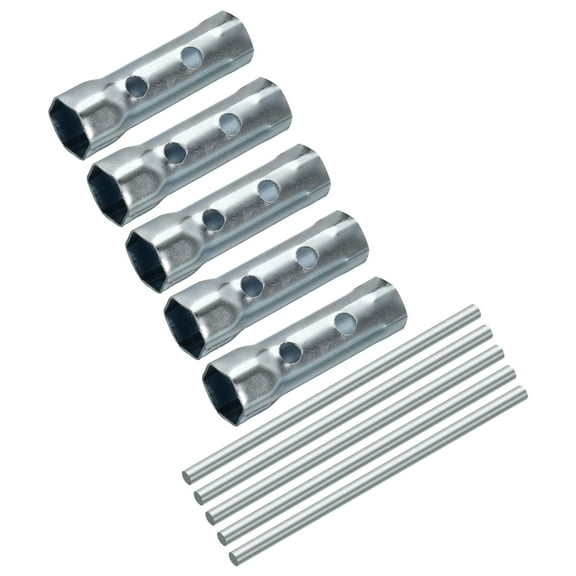 Uxcell 16-18mm Ignition Spark Plug Spanner Dual-Ended Wrench Hex Socket 5 Pack