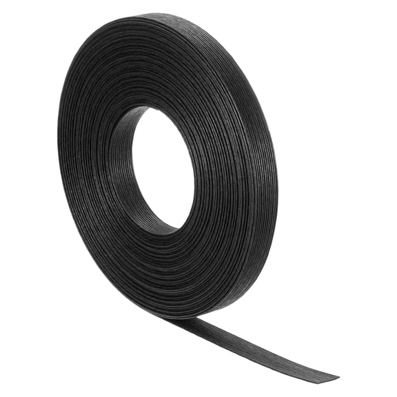 Uxcell 16.4 Yards x 0.6" Paper Rattan Weaving Cane, 12-Ply Paper Rattan Weave Basket Weaving Supplies for DIY Home Kitchen Decoration Basket Crafts, Black