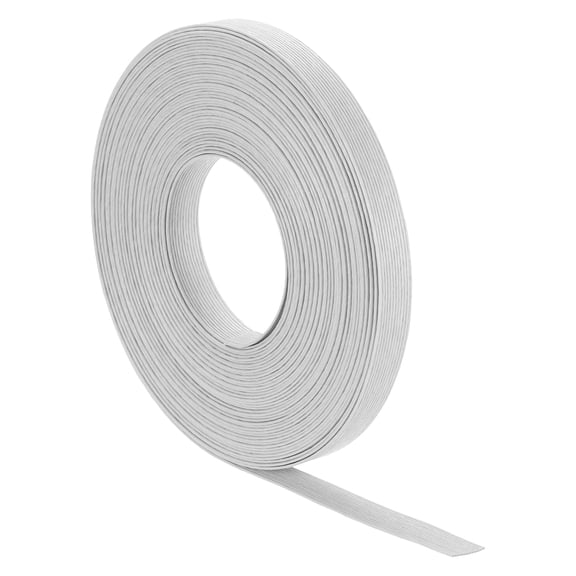 Uxcell 16.4 Yards x 0.6" Paper Rattan Weaving Cane, 12-Ply Paper Rattan Weave Basket Weaving Supplies for DIY Home Kitchen Decoration Basket Crafts, Light Gray