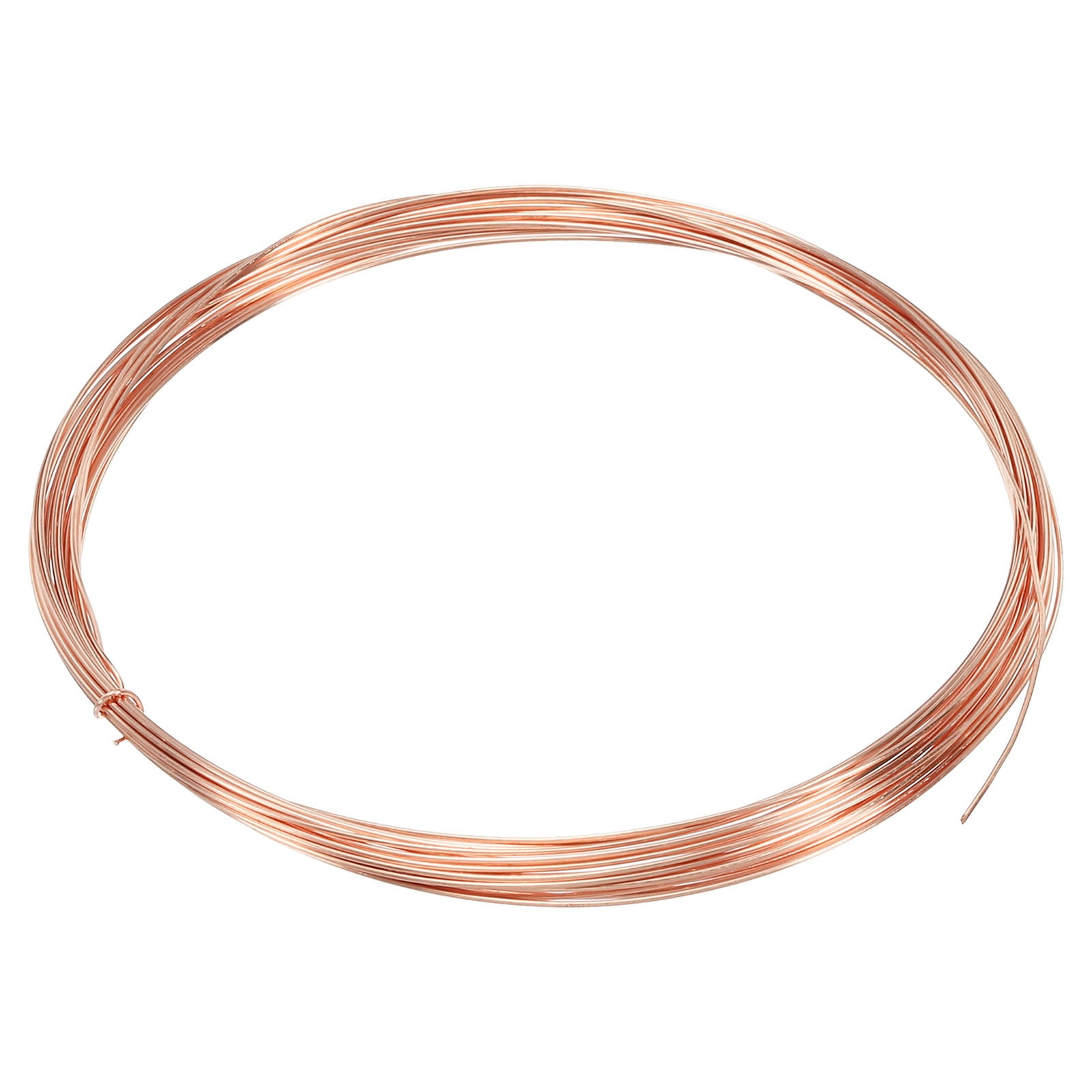 Uxcell 16 Feet Solid Bare Copper Wire 11 Gauge 99.9% Pure Copper Wire 3mm  Soft Beading Wire 