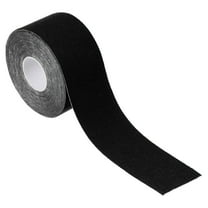 Uxcell 16.4ft x 1.5" Aerial Hoop Tape Athletic Tape Adhesive Non-Slip Grip Tape Yoga Rig Sports Tape for Exercises Black