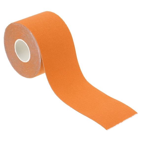 Uxcell 16.4ft x 2" Aerial Hoop Tape Athletic Tape Adhesive Tape Orange