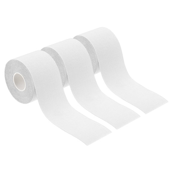 Uxcell 16.4ft x 2 Inch Adhesive Non-Slip Aerial Hoop Tape Athletic Tape Grip  Sports Tape, White 3 Roll