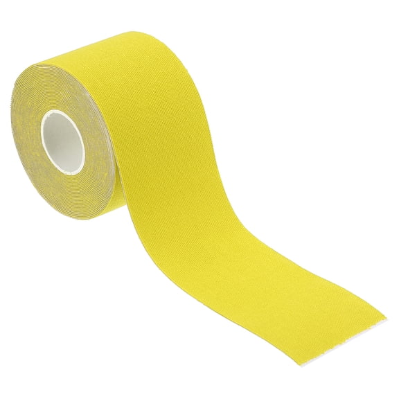 Uxcell 16.4ft x 2" Aerial Hoop Tape Athletic Tape Adhesive Tape Yellow