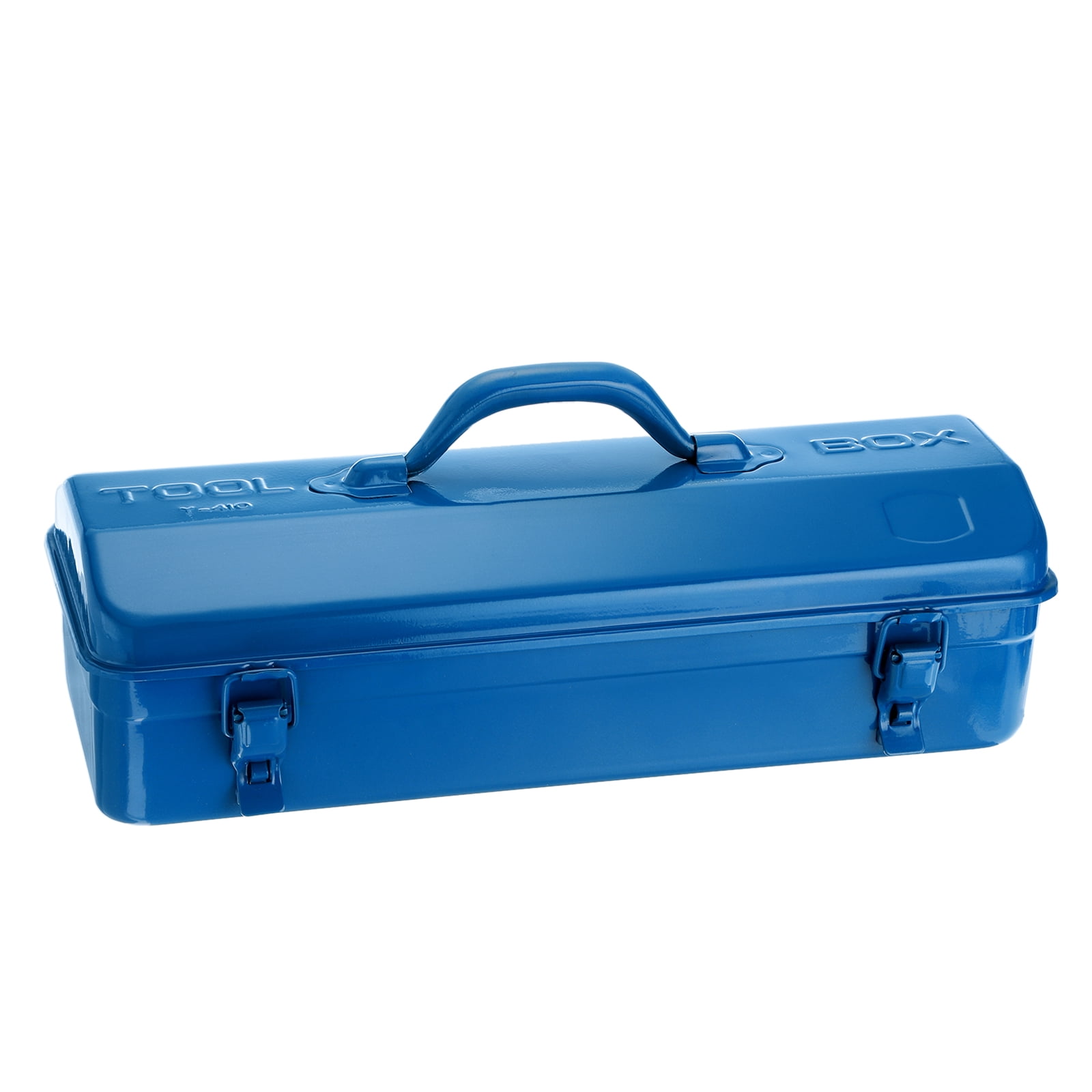 Uxcell 16.5" Portable Steel Tool Box Hip Roof Style with Metal Latch ...