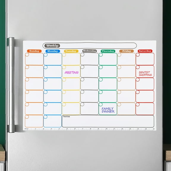 Uxcell 16.9" x 11.8" Magnetic Chore Chart, Dry Erase Planner