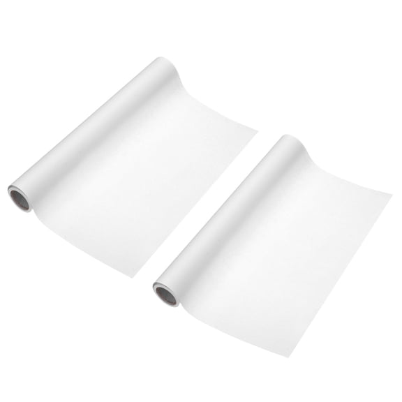 Uxcell 16 Feet x 14 Inch Art Easel Paper Roll,2 Pcs Wrapping Paper Art Craft, White