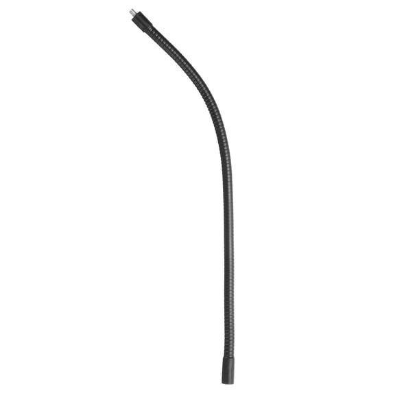 Uxcell 16" Length Metal Gooseneck 1/4"-20 Female to Male Thread Flexible Tube Extension Black