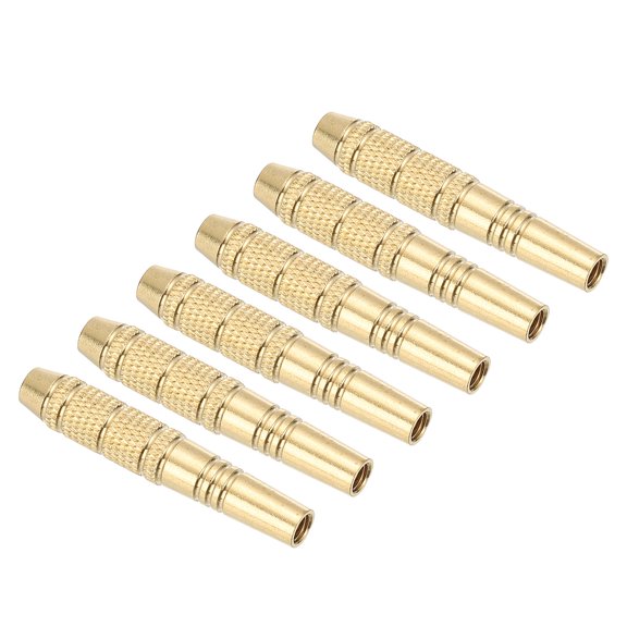 Uxcell 16 Grams Copper Dart Replacements Barrel, Gold Tone 6Pcs
