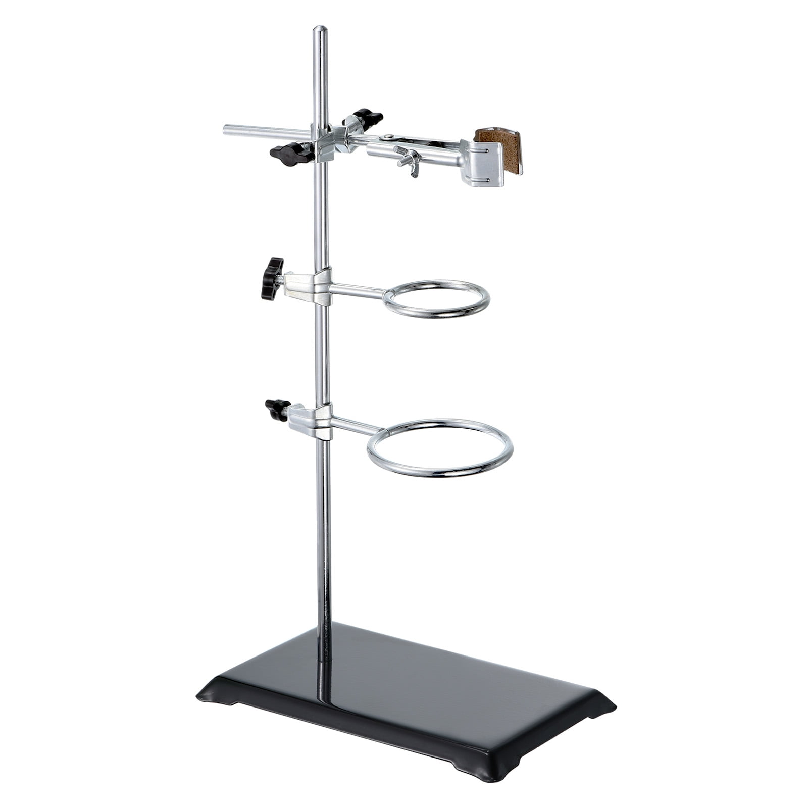 Uxcell 16 Inch Lab Stand Set, Laboratory Support Set with Flask Clamp