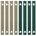 thumbnail image 1 of Uxcell 16 Inch Tree Straps for Staking, 8 Pack Tree Support Straps with Grommets, Green, Tan, 1 of 6