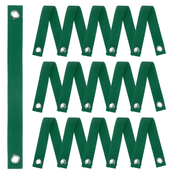 Uxcell 16-Pack Tree Straps for Staking,1.5 Inch x 15.7 Inch for Leaning Tree Protection[Grass Green]
