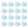 thumbnail image 1 of Uxcell 16 Pcs Ribbon Roses 2 Inch Rose Artificial Fabric Flowers Light Blue, 1 of 5