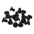 thumbnail image 1 of Uxcell 16 Pieces Black Rubber Stopper, 4.3mm Plug Holes for 4mm/0.16" Hole, 1 of 6