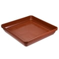 thumbnail image 1 of Uxcell Plastic Square Plant Pot Saucer Flower Drip Tray Terracotta 3 Pack 16", 1 of 4