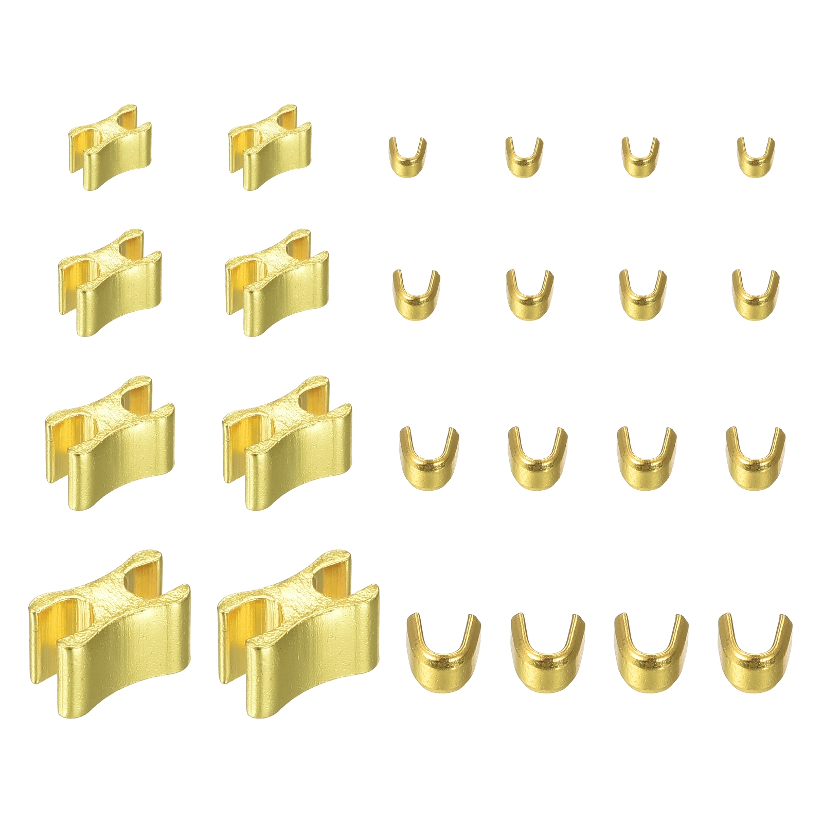 Uxcell #5 Zipper Slider & Stoppers - 20 Sets, Metallic Black/Bronze, For Repairing Bags & Jackets