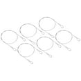 thumbnail image 1 of Uxcell 16" Stage Lights Safety Cable 304 Stainless Steel 1mm Dia Security Rope, 6 Pack, 1 of 5