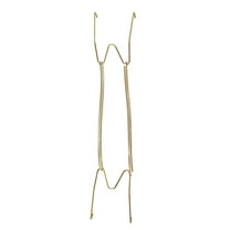 Uxcell 16" W Type Plate Hanger Iron Zinc Plated Stainless Steel