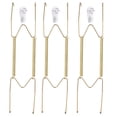 thumbnail image 1 of Uxcell 16 inch Stainless Steel Invisible Wall Plate Hangers With Tip Protector for Decorative Plates and Art 6Pcs, 1 of 7