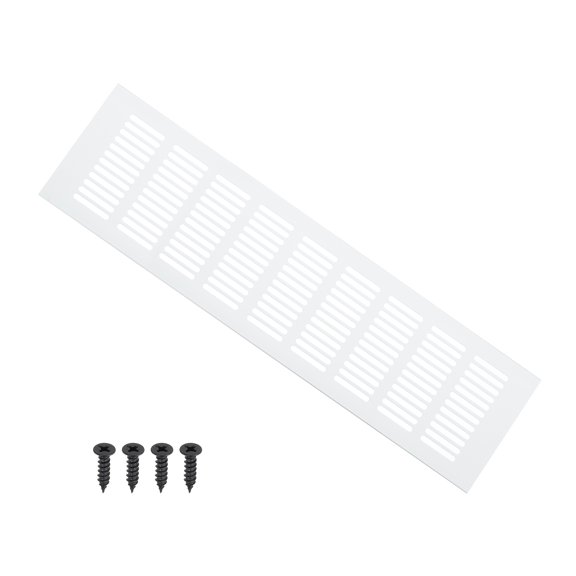 Uxcell 16 x 4 Inch Door Air Vent Cover, 1 Pcs Heavy Duty Grille Ventilation