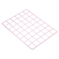 thumbnail image 1 of Uxcell 16"x12" Wire Grid Panel, 1 Pack Wall Grid Panels Board Photo Display Decor Hanging Organizer, Pink, 1 of 5