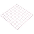 thumbnail image 1 of Uxcell 16"x16" Wire Grid Panel, 1 Pack Wall Grid Panels Board Photo Display Decor Hanging Organizer, Pink, 1 of 5