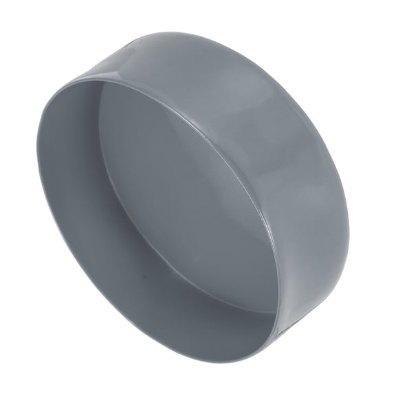 Uxcell 160mm (6 5/16") ID Rubber End Caps, Pipe & Fence Post Protectors Flexible End Caps for Industrial Pipes, Metal Tubing, Outdoor Fencing, Light Gray