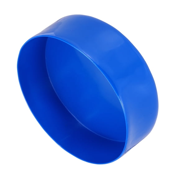 Uxcell 160mm(6 5/16") Rubber End Caps, Round Vinyl Plug Insert Plastic End Caps for Tubing, Fence, Pipe Post, Furniture, Railing, Blue