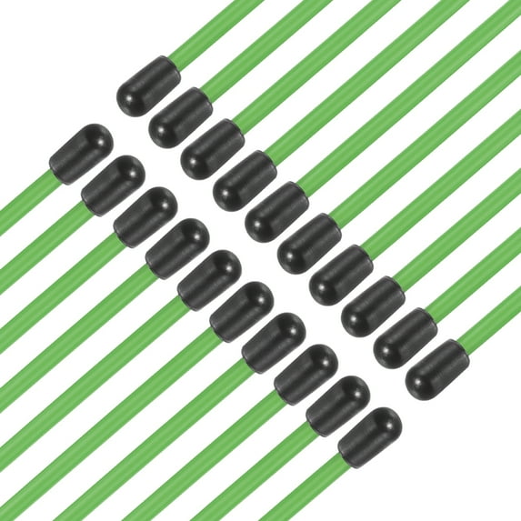 Uxcell 160mm Plastic Protection Antenna Tube, RC Antenna Tube with Caps for RC Car Boat Drone Receiver Antenna(Green, 20 Pcs)