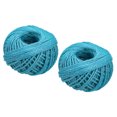 Uxcell 164 Feet 2mm Jute Twine, Jute Rope for Craft Projects Lake Blue ...