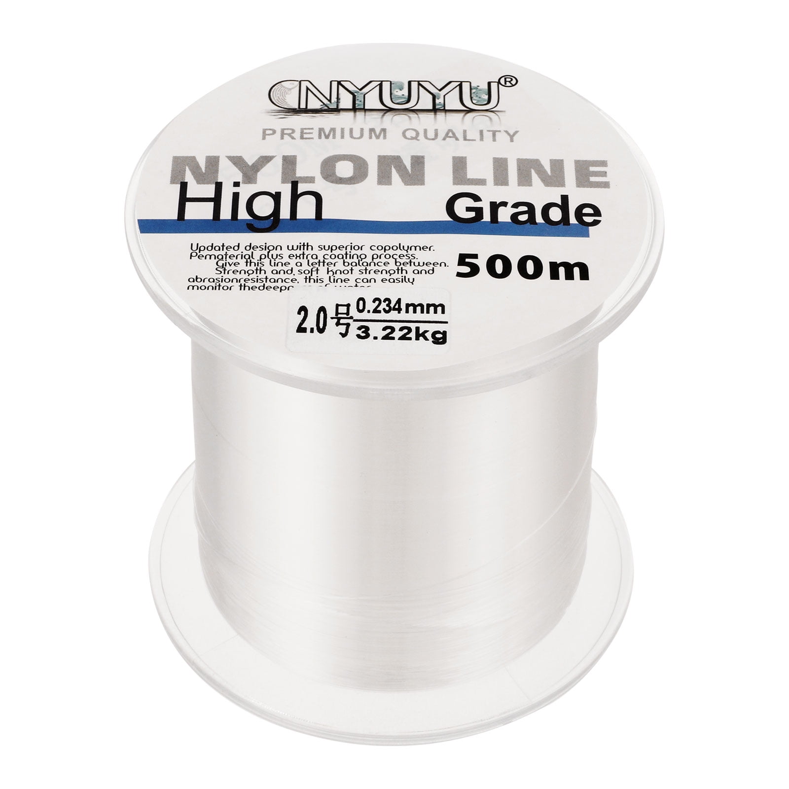 Uxcell 1640FT 4lb 1.0# Fluorocarbon Coated Monofilament Nylon