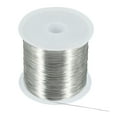thumbnail image 1 of Uxcell 164ft x 0.3mm 28 Gauge Jewelry Wire Beading Wire Bare Copper Craft Beading Wire for Jewelry Silver, 1 of 6
