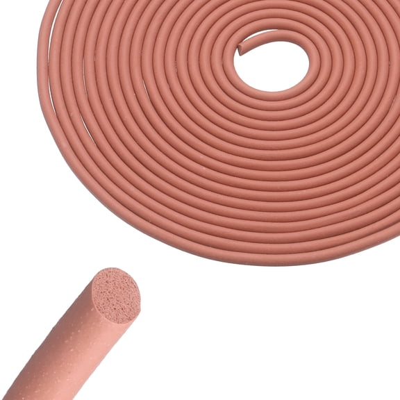 Uxcell 16Ft Backer Rod, 0.16 Inch Thick Silicone Rubber Foam Caulk Saver, Weather Strip Seal for Sealing Concrete Gaps, Expansion Joints, Crack Filling, Doors, Windows, Red