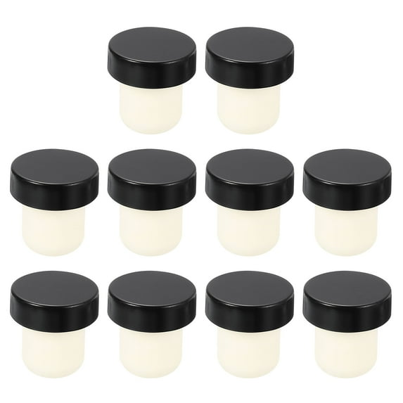 Uxcell 16Pack T-shaped Stoppers, 0.72inch Cork Wine Stopper Wine Bottle Corks, Black