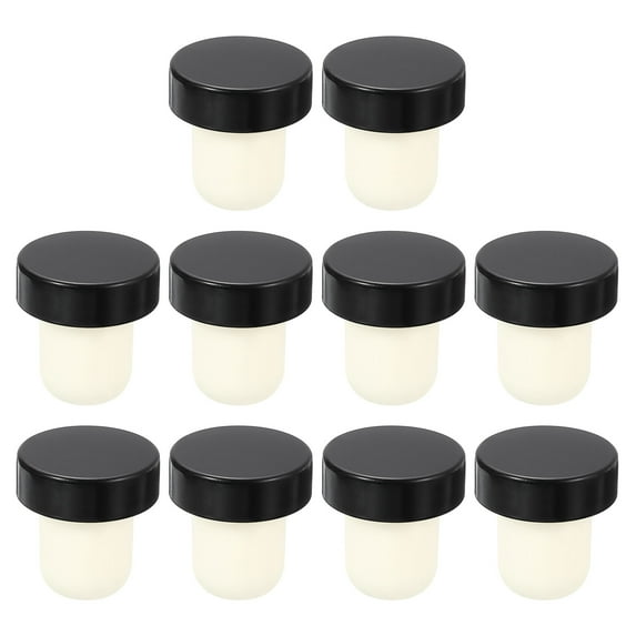 Uxcell 16Pack T-shaped Stoppers, 0.75inch Cork Wine Stopper Wine Bottle Corks, Black