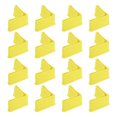 thumbnail image 1 of Uxcell 16Pcs L Shape Leg Pads, 2" x 2" Furniture Leg Cover Protectors, Yellow, 1 of 5
