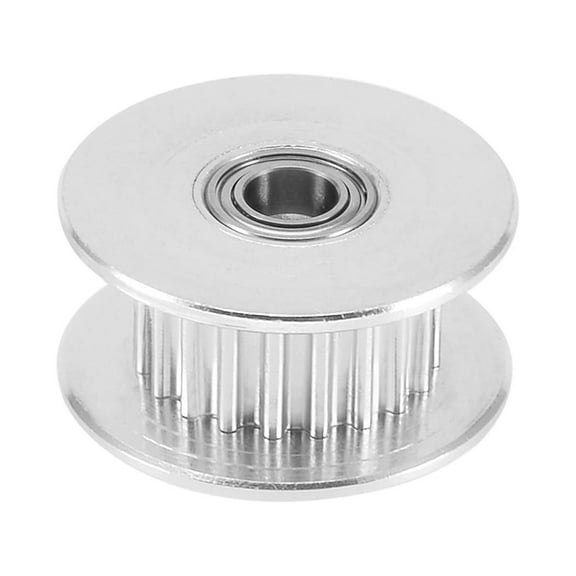 Uxcell 16T 3mm Bore 2mm Pitch Aluminum Timing Belt Pulley with Ball Bearing
