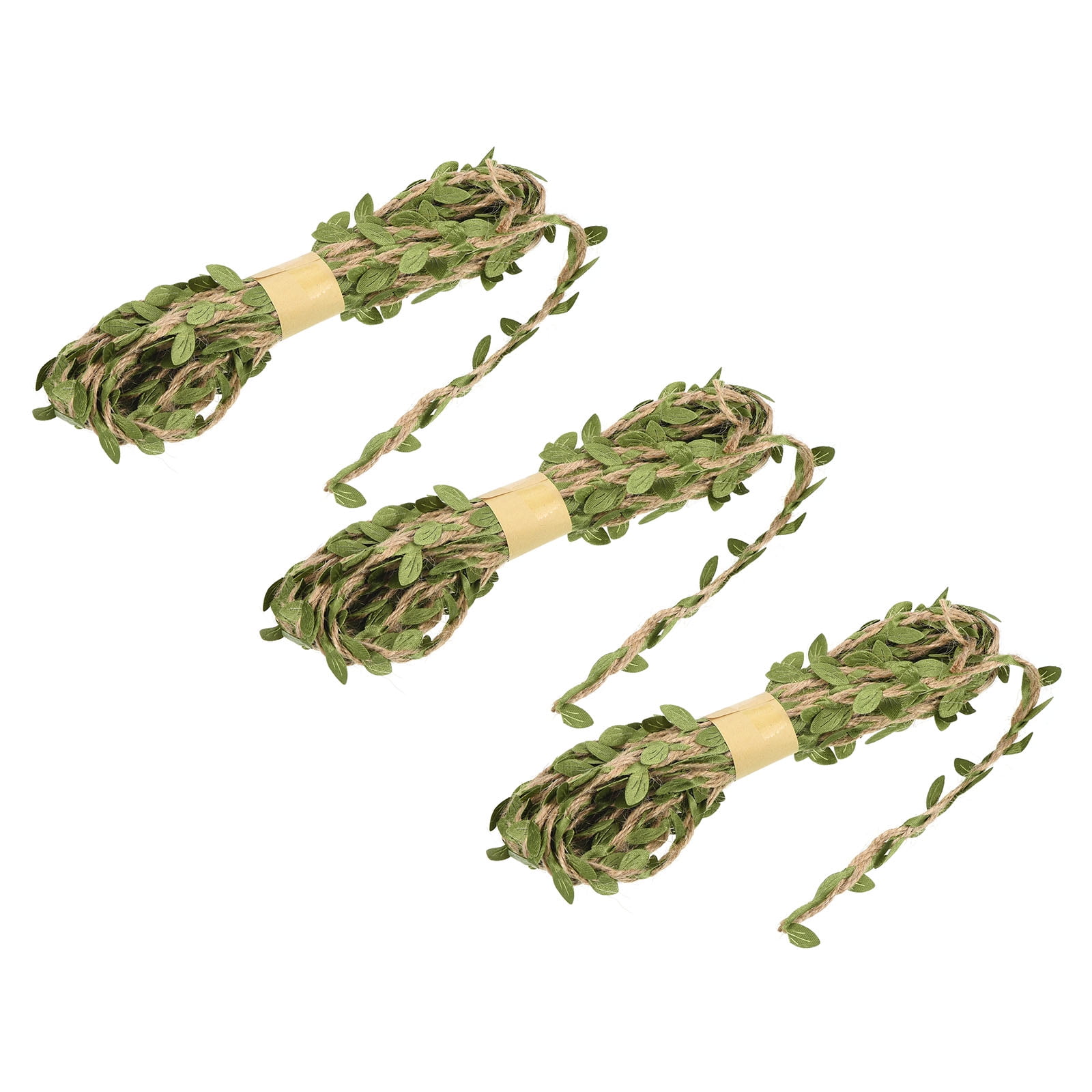Mesh Ribbon Vine Uxcell 16ft 5mm Burlap Leaf Ribbon Artificial Vine Natural Jute Rope ...