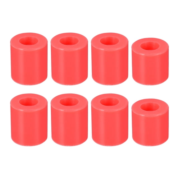Uxcell 16mm/18mm 3D Printer Heat Bed Parts, Silicone Solid Bed Mounts,Red 2set