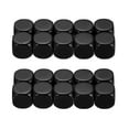 thumbnail image 1 of 16 mm Acrylic Dice Blank, 20 Pcs Standard Game Dice Rounded Corner for Board Games Teaching, Black, 1 of 7