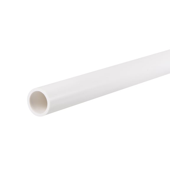 Uxcell Rigid Round Pipes High Impact for Water Pipes,Crafts,Cable Sleeve White 16mm x 20mm