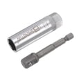 thumbnail image 1 of Uxcell 16mm Magnetic Spark Plug Socket, 3/8" Drive 6 Point Thin Wall with Power Drill Adapter, 1 of 5