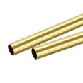 thumbnail image 1 of Uxcell 16mm OD 1mm Wall Thickness 200mm Length Brass Round Tube 2 Pack, 1 of 5
