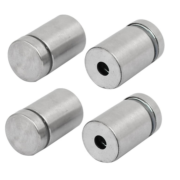 Uxcell 16mmx25mm Stainless Steel Glass Table Spacers Standoff