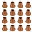 thumbnail image 1 of Uxcell 16pcs Chair Leg Floor Protectors Fit for 0.8-1 Inch Chair Legs, Brown, 1 of 6