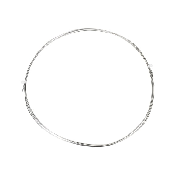 Uxcell 17 Gauge/1.2 mm Nichrome 80 Cr20Ni80 Heating Resistance Wire 7ft High Temperature for Electronic Components Repairing, Silver Tone