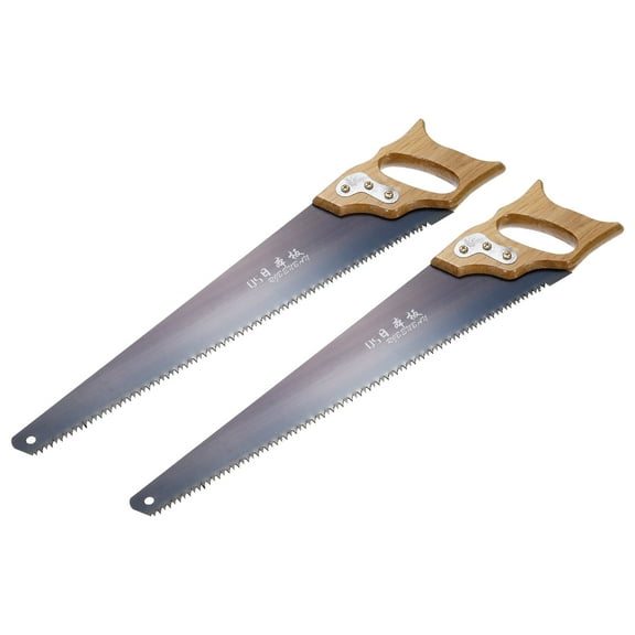 Uxcell 17" Professional Hand Panel Saw D-shaped Wood Handle for Gardening Wood Cutting,2Pcs