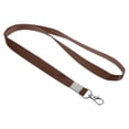 thumbnail image 1 of Uxcell 17" x 0.6" Neck Lanyards with Swivel Hook Clip for ID Badge Keys Brown 50 Pack, 1 of 6