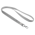 thumbnail image 1 of Uxcell 17" x 0.6" Neck Lanyards with Swivel Hook Clip for ID Badge Keys Grey 5 Pack, 1 of 5