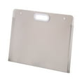 thumbnail image 1 of Uxcell 17 x 14 Inch Plastic Art Portfolio for Artwork Drawing Sketch, Clear Gray, 1 of 5